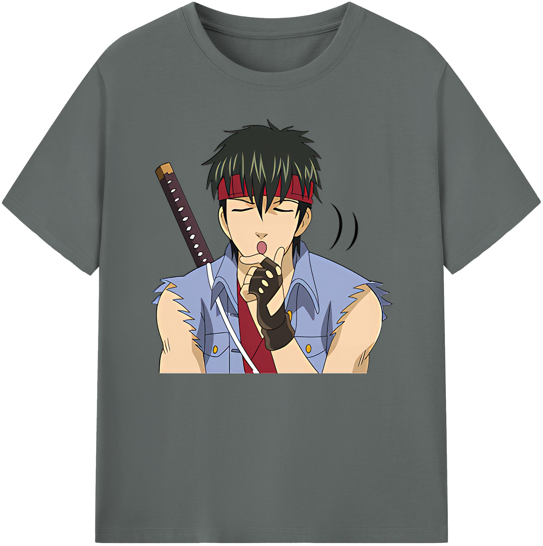 （画像用） ぎんたま 坂田銀時（さかたぎんとき） 神楽 志村新八（しむら しんぱち） GINTAMA Sakata Gintoki Kagura Shimura Shinpachi 綿100％ メンズ半袖Tシャツ｜肌触りやわらか＆通気性
